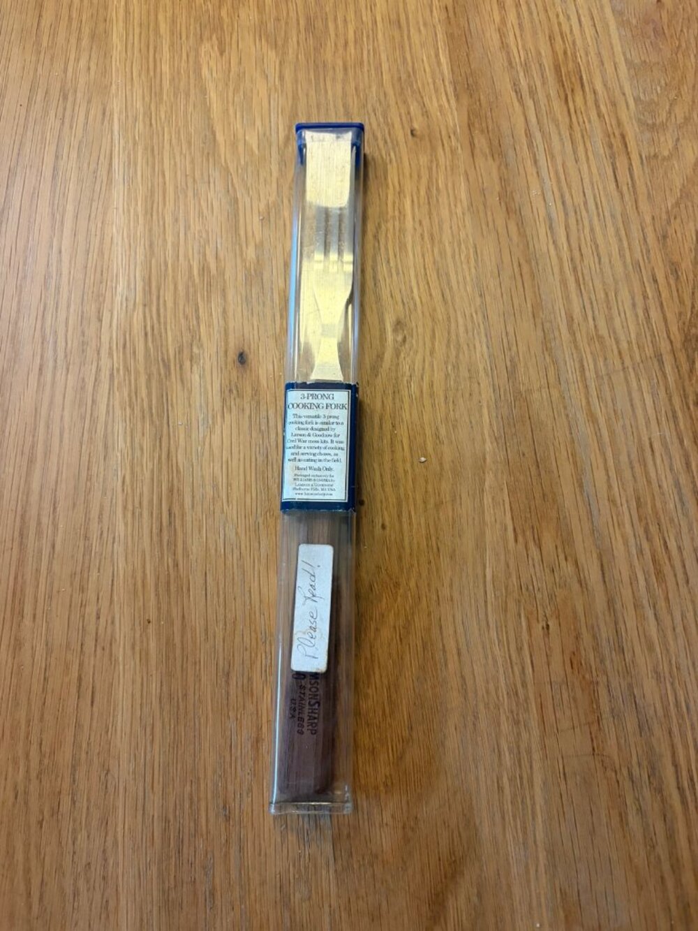 Lamson Goodnow Williams Sonoma 3 Prong Cooking Fork New Made in USA